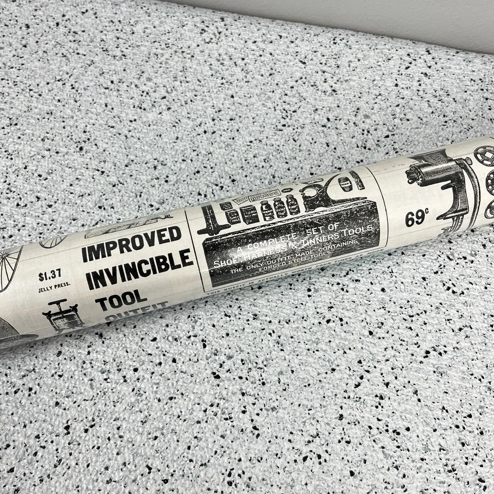 Vintage Thomas Industries‎ Wallpaper Advertisement Print Black White 20.5